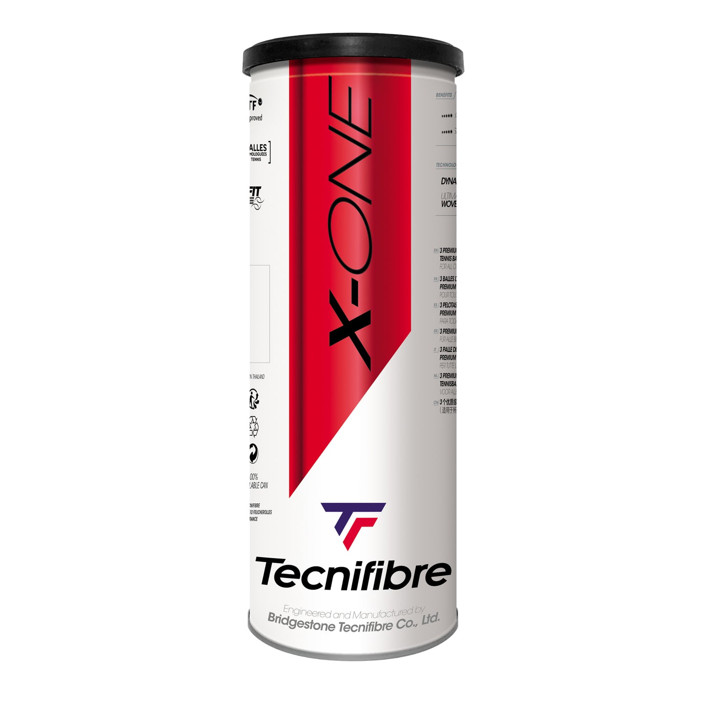 Tecnifibre X-One 3er 3-pack Rör Tecnifibre X-One 3er 3-pack Rör