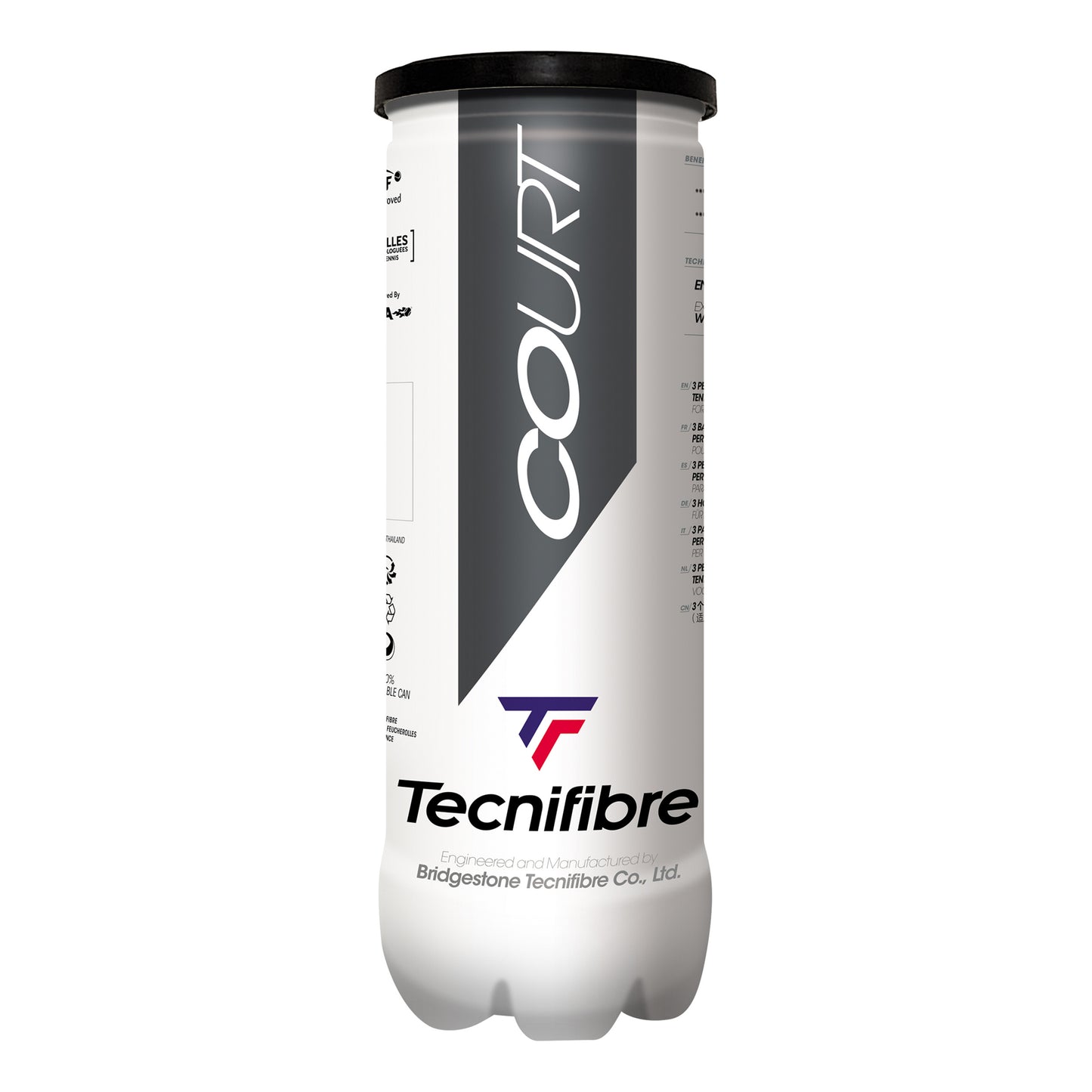 Tecnifibre Court 3er 3-pack Rör Tecnifibre Court 3er 3-pack Rör