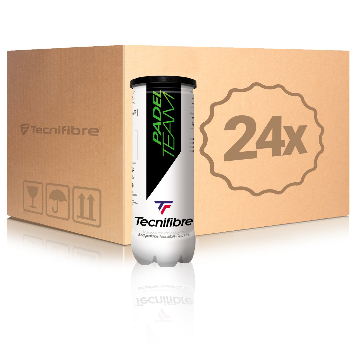 Tecnifibre 24x 3-pack rör Team I kartong Tecnifibre 24x 3-pack rör Team I kartong