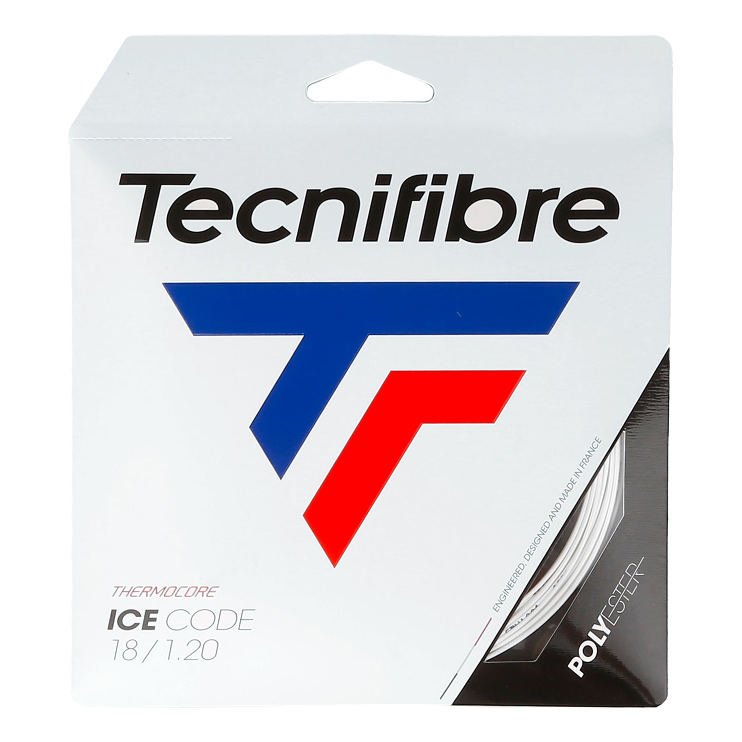 Tecnifibre Ice Code Strängset 12m-Vit Tecnifibre Ice Code Strängset 12m-Vit