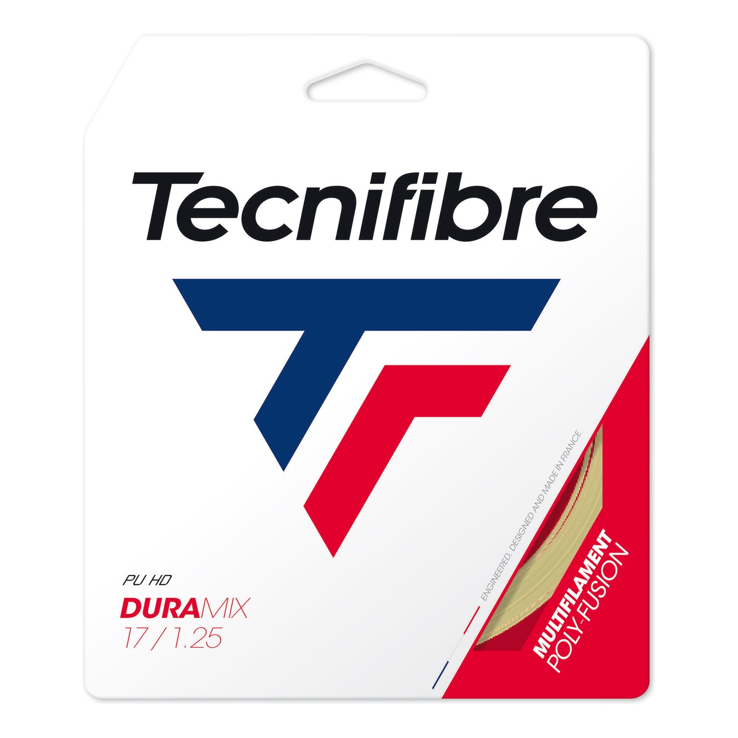 Tecnifibre Duramix HD 12m Strängset-Naturfärger Tecnifibre Duramix HD 12m Strängset-Naturfärger