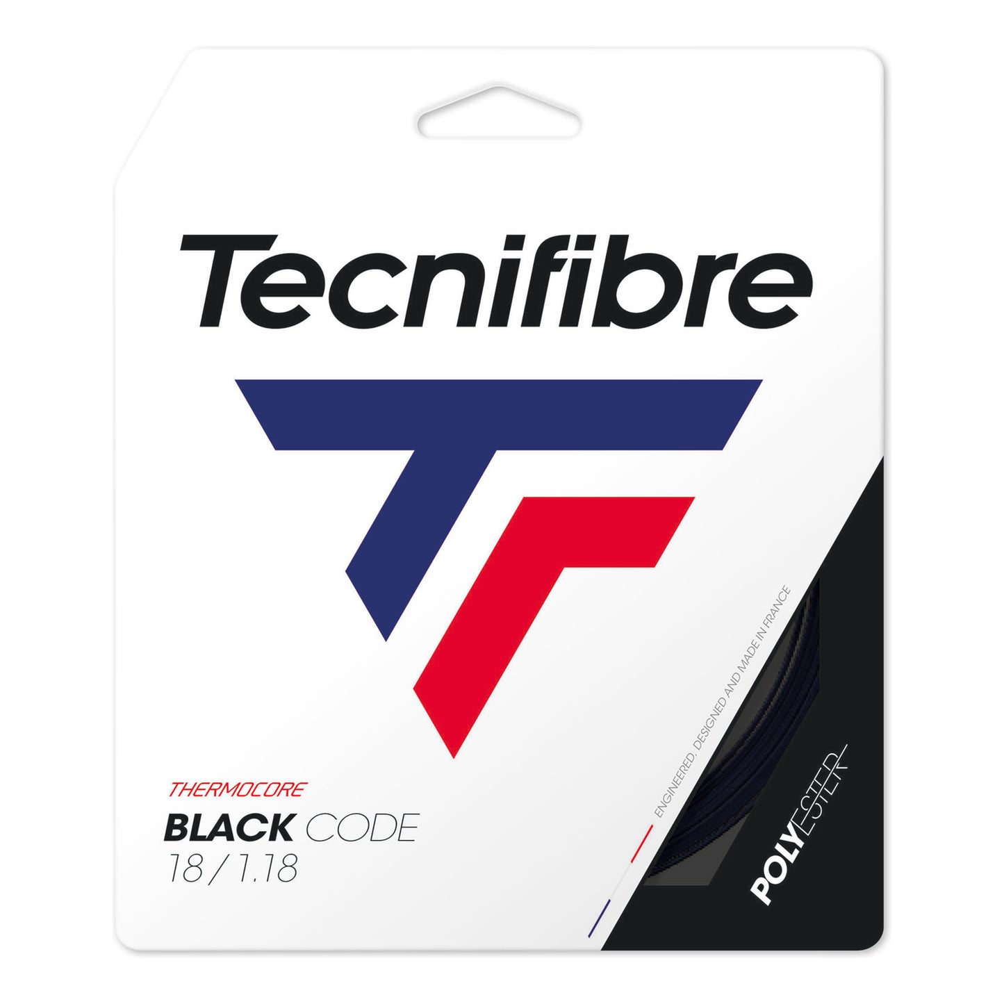 Tecnifibre Black Code 12m Strängset-Svart Tecnifibre Black Code 12m Strängset-Svart