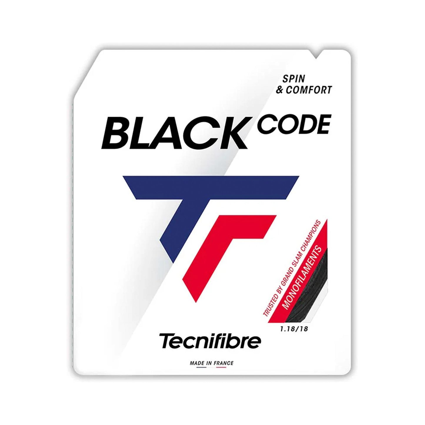 Tecnifibre Black Code 12m Strängset-Svart Tecnifibre Black Code 12m Strängset-Svart