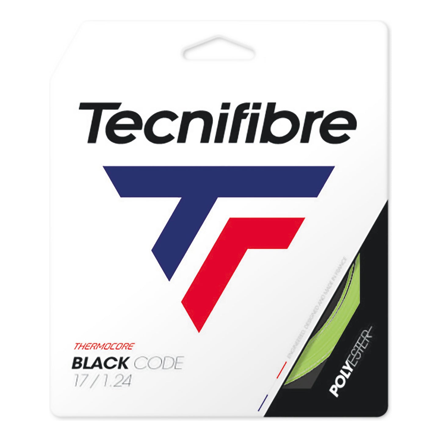 Tecnifibre Black Code 12m Strängset-Lime Tecnifibre Black Code 12m Strängset-Lime