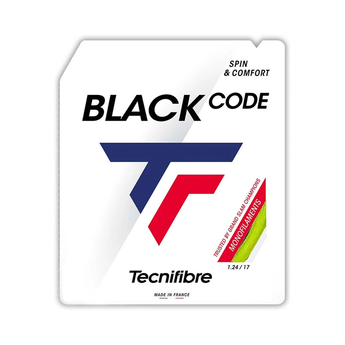 Tecnifibre Black Code 12m Strängset-Lime Tecnifibre Black Code 12m Strängset-Lime