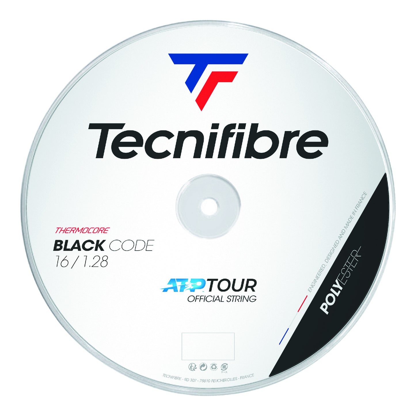 Tecnifibre Black Code 200m Strängrulle-Lime Tecnifibre Black Code 200m Strängrulle-Lime