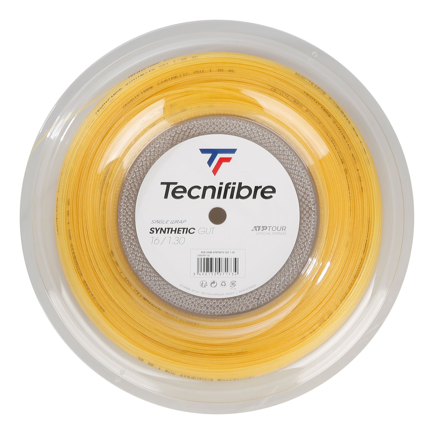Tecnifibre Synthetic Gut 200m Strängrulle-Gul Tecnifibre Synthetic Gut 200m Strängrulle-Gul