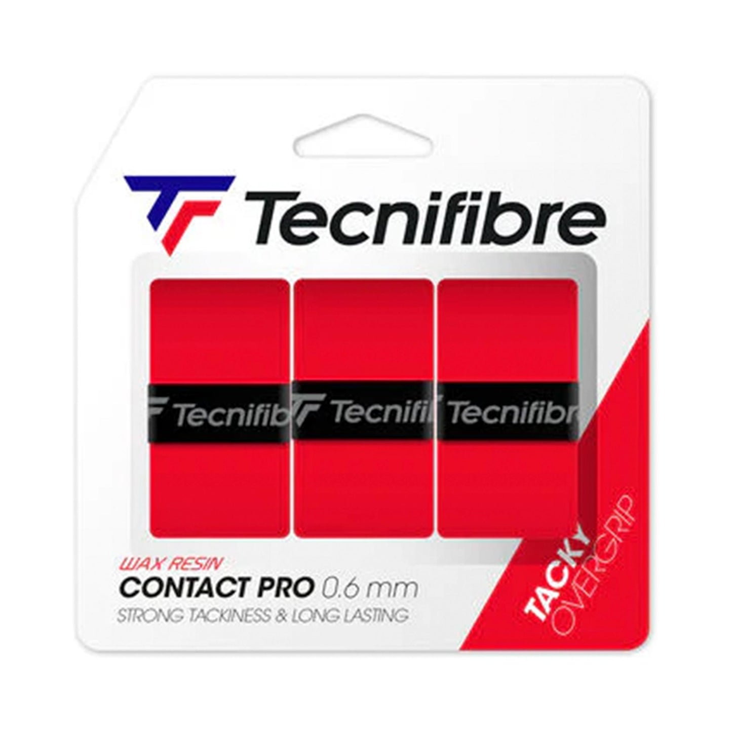 Tecnifibre Contact Pro 3er 3-pack-Röd Tecnifibre Contact Pro 3er 3-pack-Röd