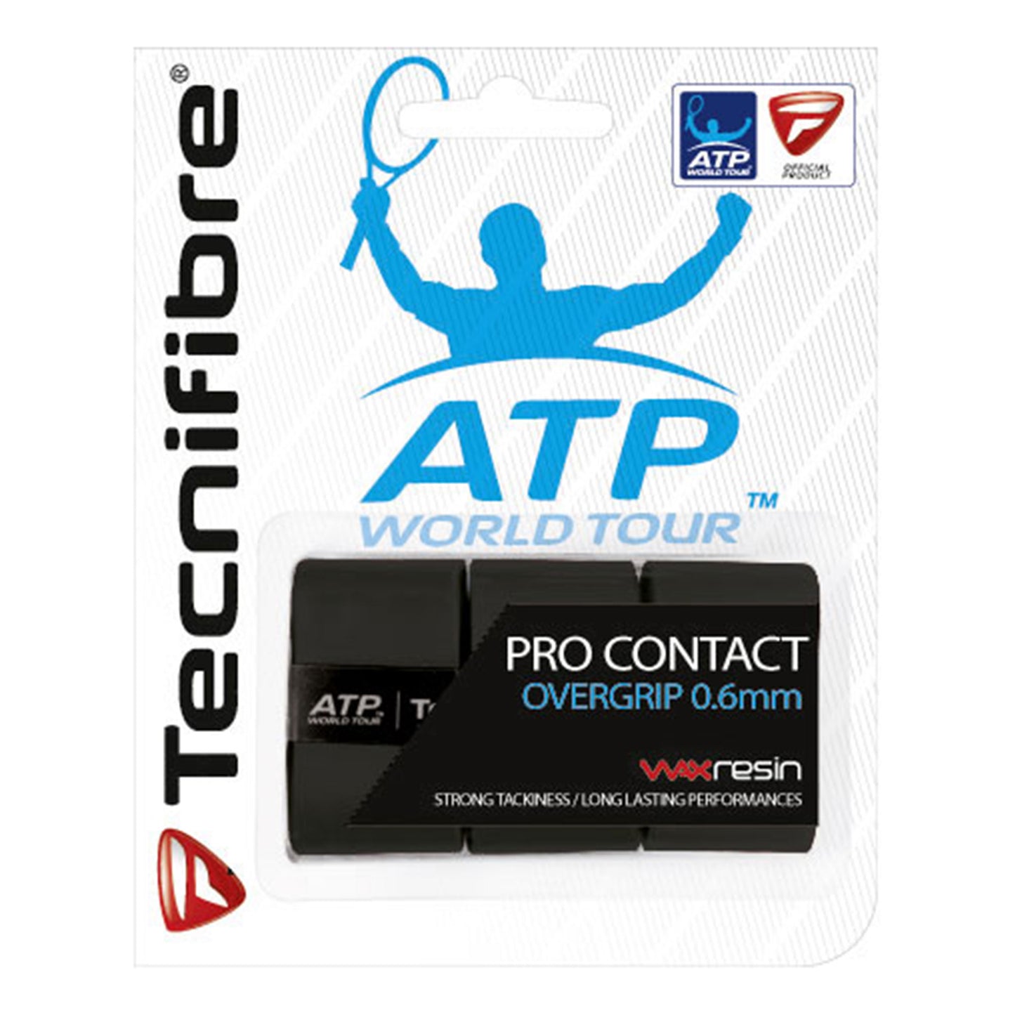 Tecnifibre Contact Pro 3er 3-pack - svart Tecnifibre Contact Pro 3er 3-pack - svart