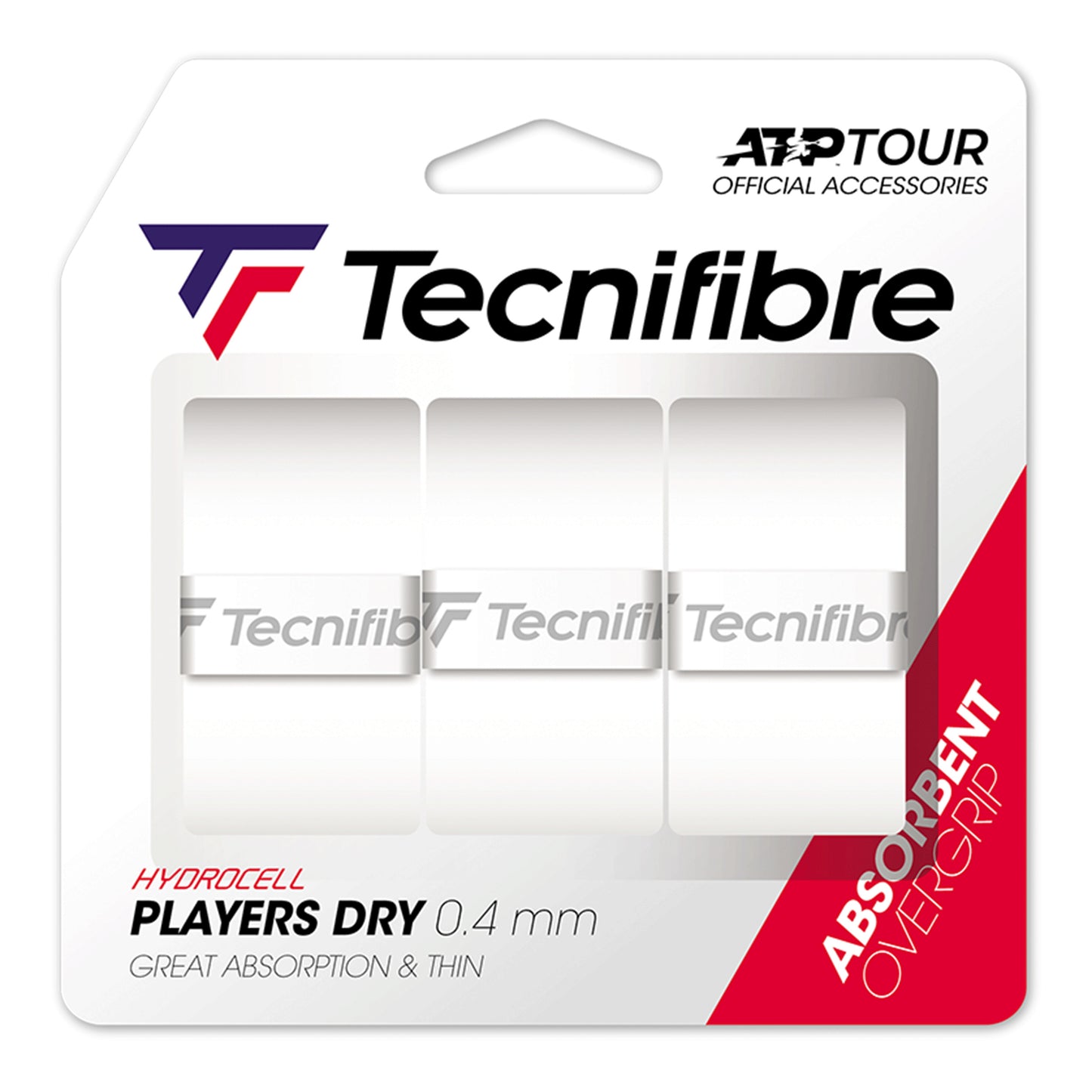 Tecnifibre Players Dry 3er 3-pack-Vit Tecnifibre Players Dry 3er 3-pack-Vit