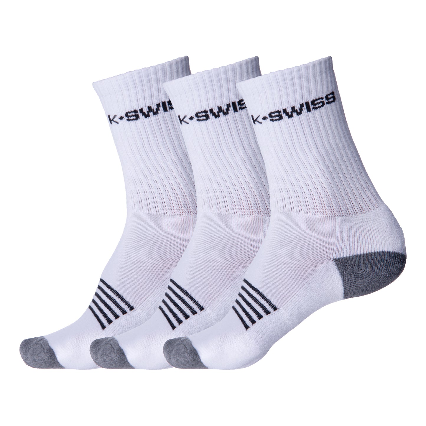 K-Swiss Tennisstrumpor 3-pack Herrar-Vit,Svart K-Swiss Tennisstrumpor 3-pack Herrar-Vit,Svart