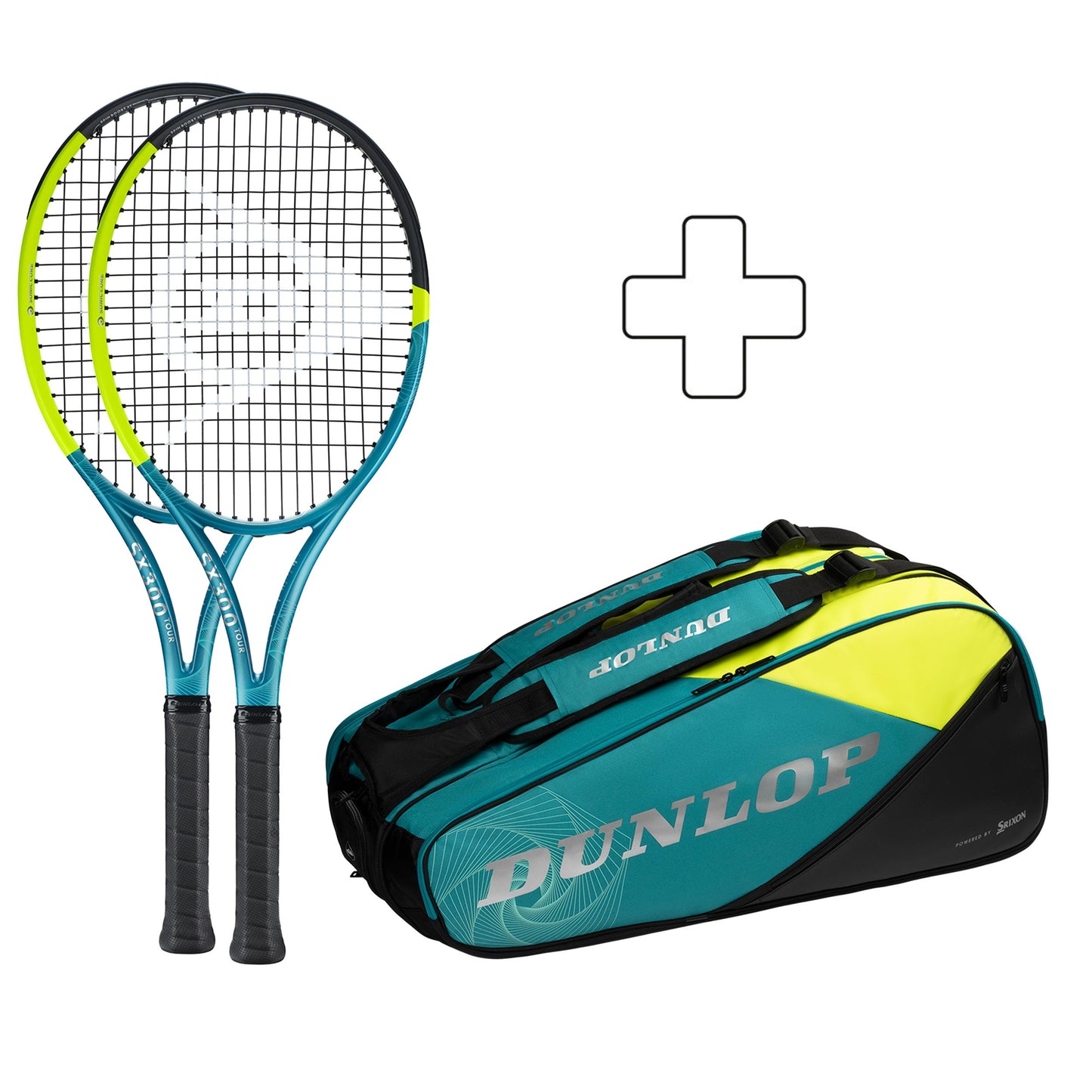 Dunlop 2x SX 300 Tour Plus racketväska Dunlop 2x SX 300 Tour Plus racketväska