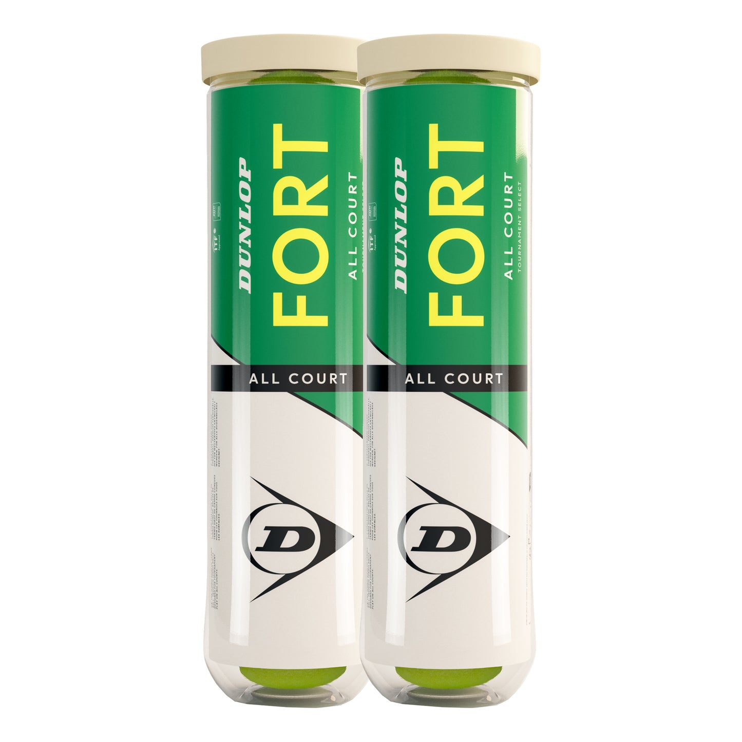 Dunlop Fort All Court 2x 4-pack Rör Dunlop Fort All Court 2x 4-pack Rör