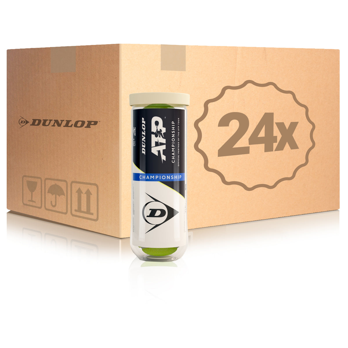 Dunlop 24x 3-pack rör ATP Championship Dunlop 24x 3-pack rör ATP Championship