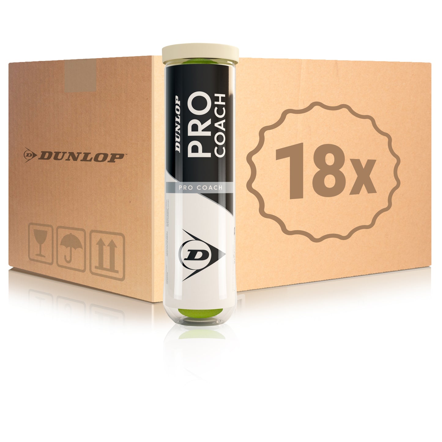 Dunlop 18x 4-pack rör Pro Coach Dunlop 18x 4-pack rör Pro Coach