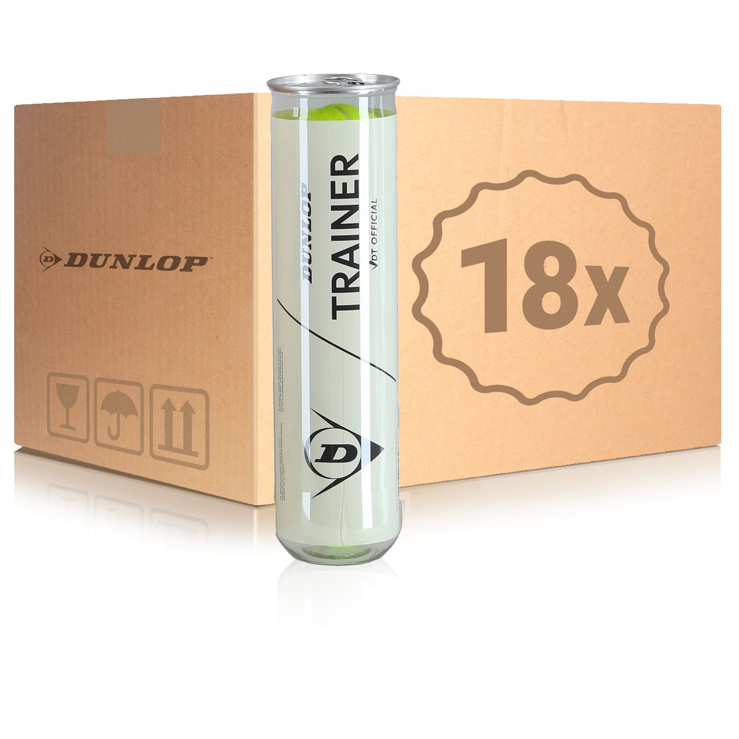 Dunlop 18x 4-pack rör Dunlop Trainer VDT Dunlop 18x 4-pack rör Dunlop Trainer VDT
