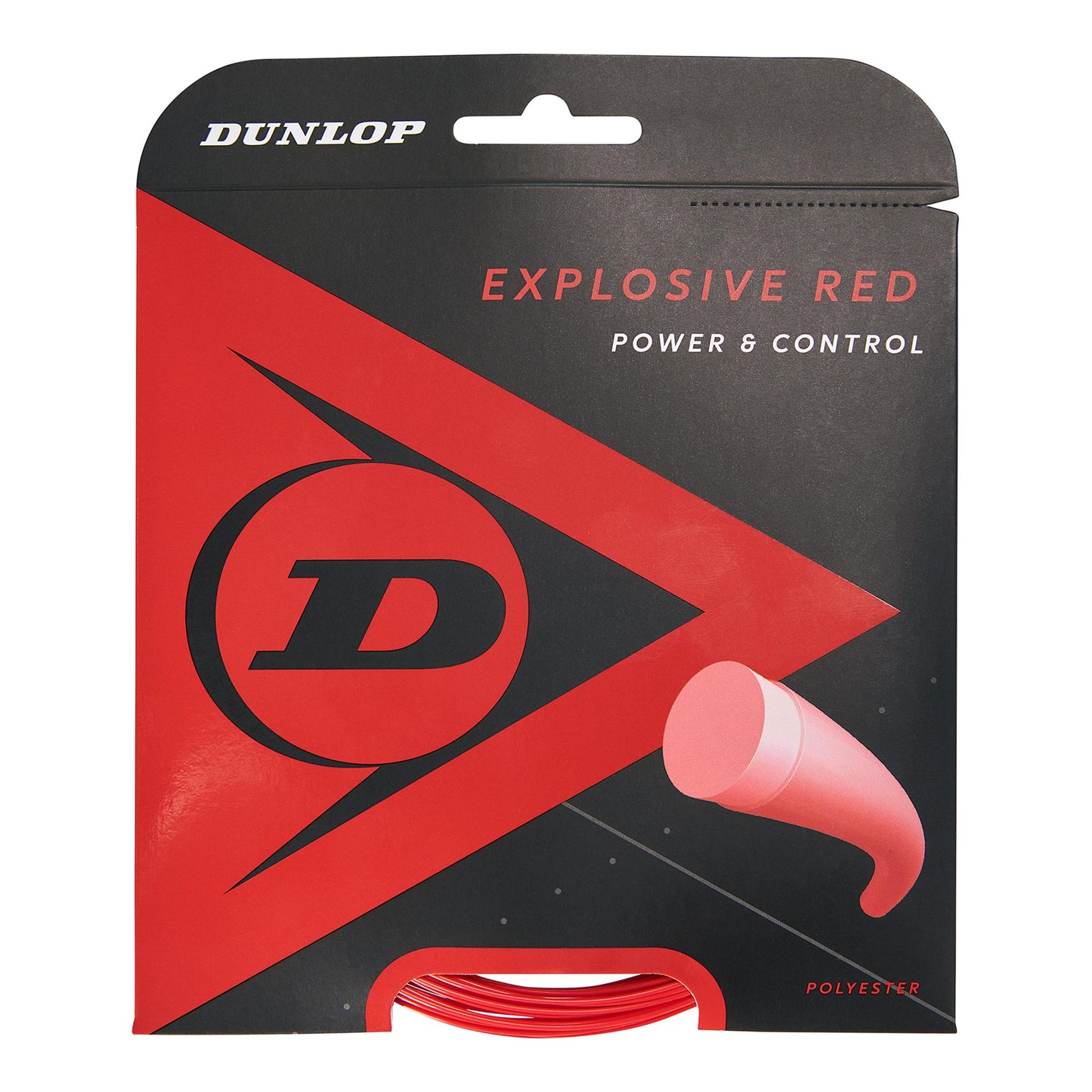Dunlop Explosive Strängset 12m - röd Dunlop Explosive Strängset 12m - röd