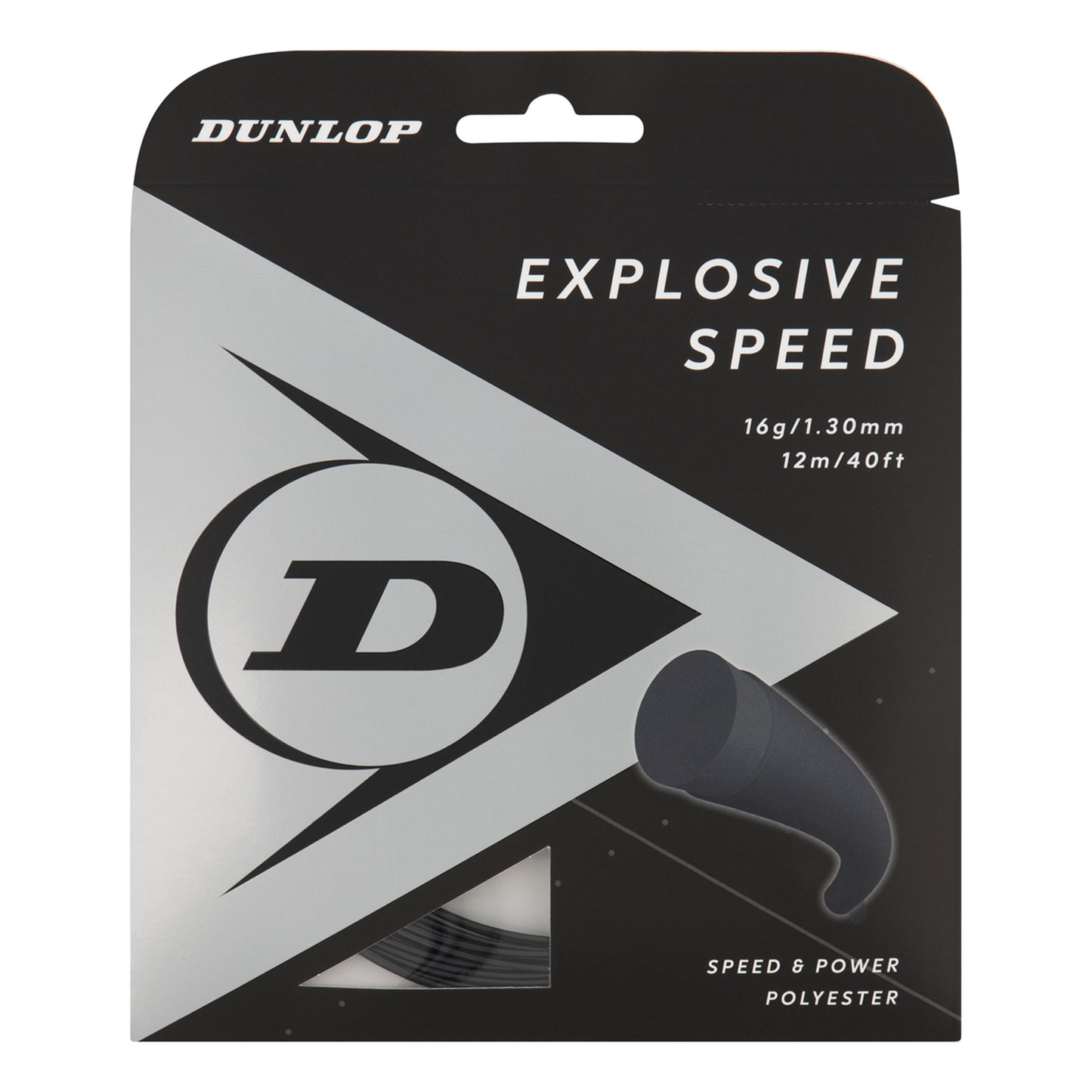 Dunlop Explosive Speed Strängset 12m-Svart Dunlop Explosive Speed Strängset 12m-Svart