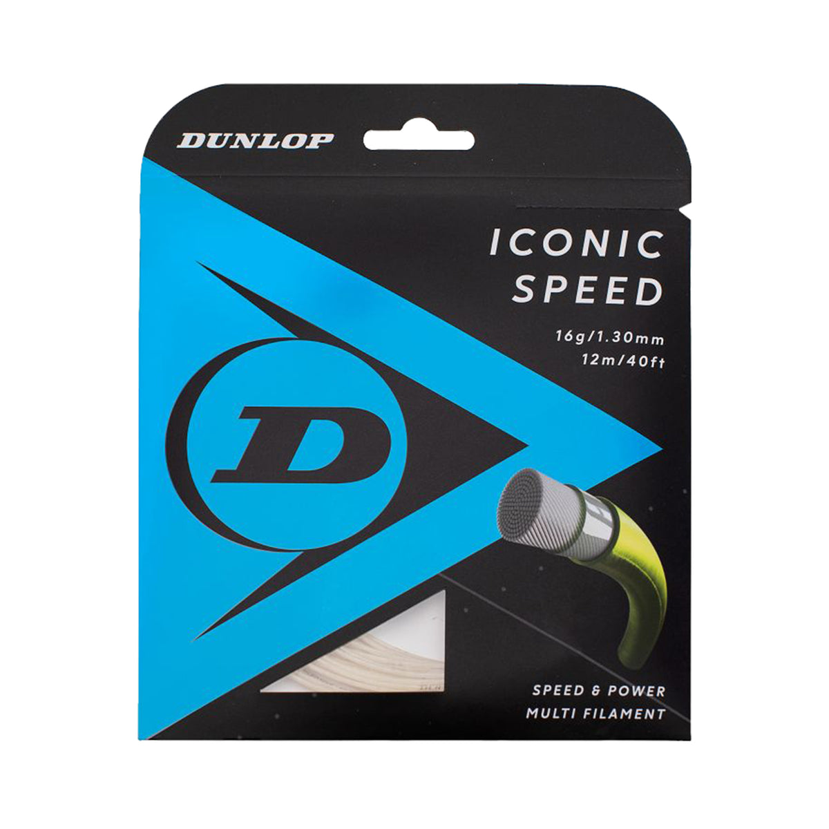 Dunlop Iconic Speed Strängset 12m-Naturfärger Dunlop Iconic Speed Strängset 12m-Naturfärger