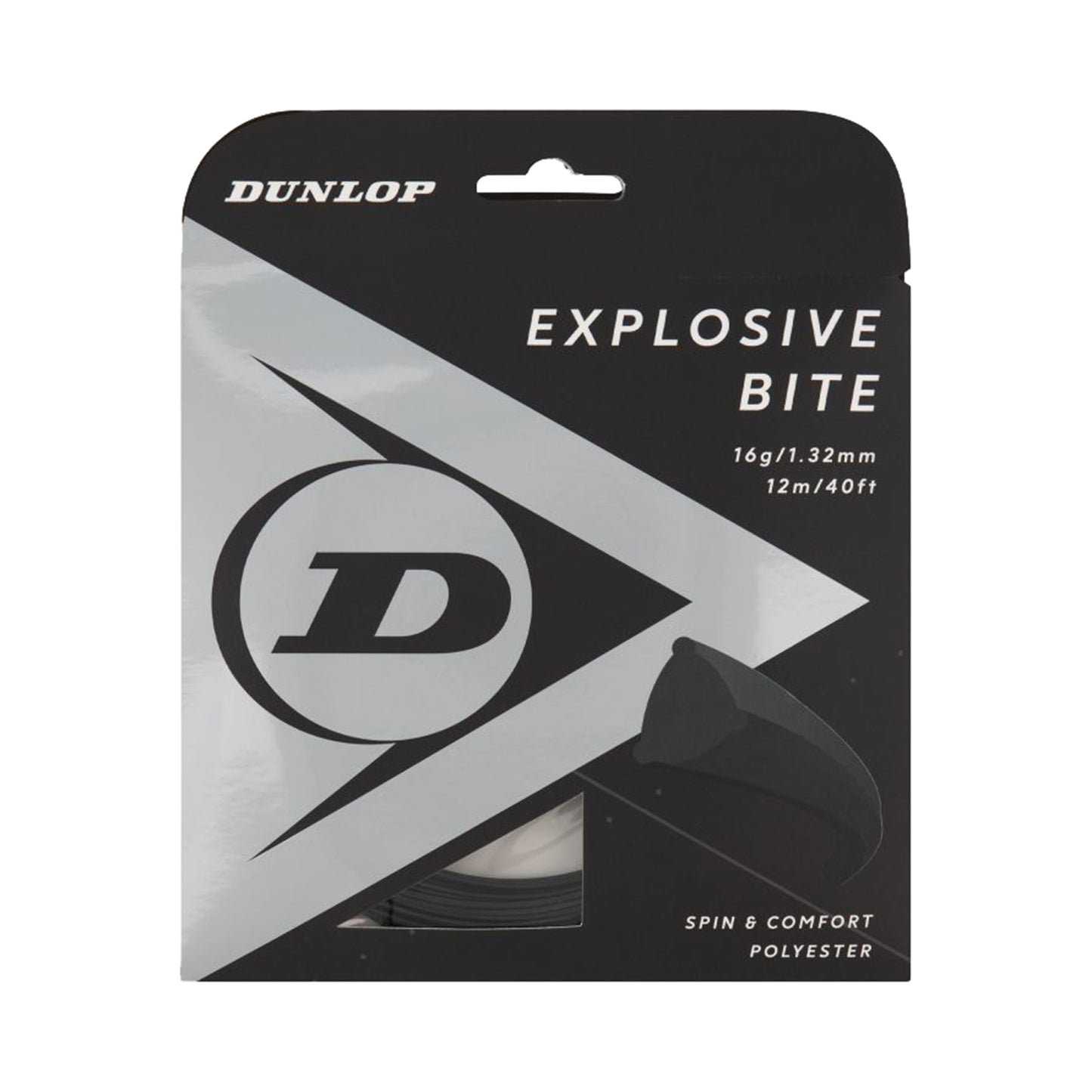 Dunlop Explosive Bite Strängset 12m - svart Dunlop Explosive Bite Strängset 12m - svart