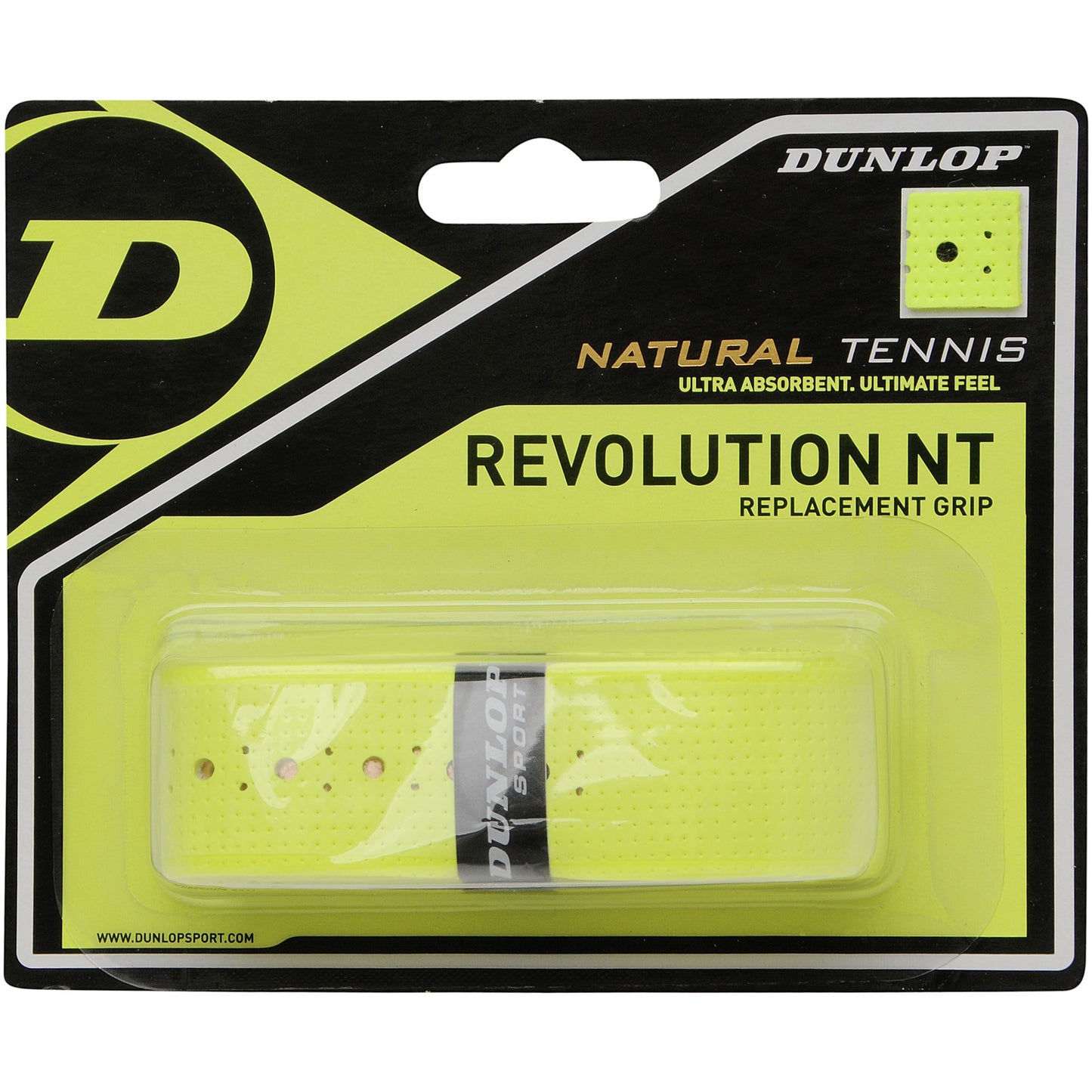 Dunlop Revolution NT Replacement Grip Enpack-gul Dunlop Revolution NT Replacement Grip Enpack-gul