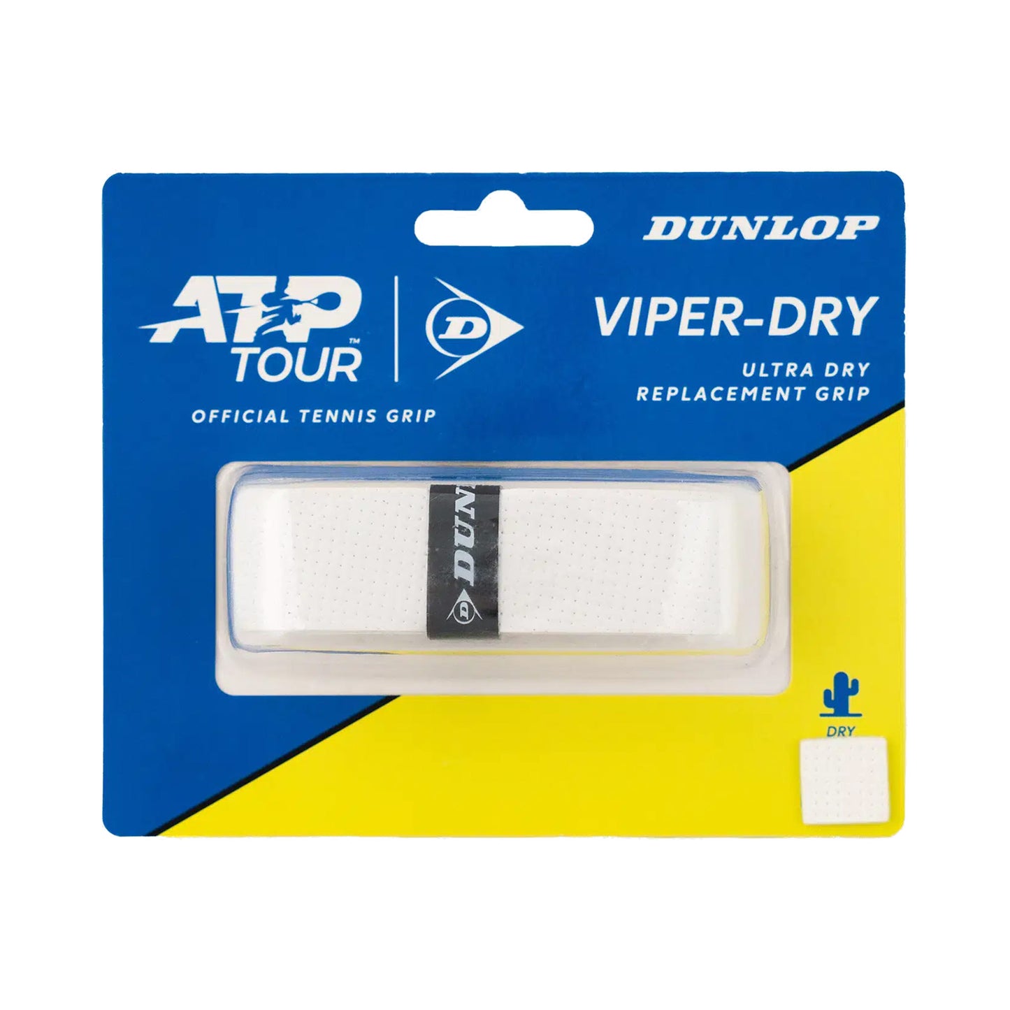 Dunlop ATP Viperdry Replacement Grip Enpack - vit Dunlop ATP Viperdry Replacement Grip Enpack - vit