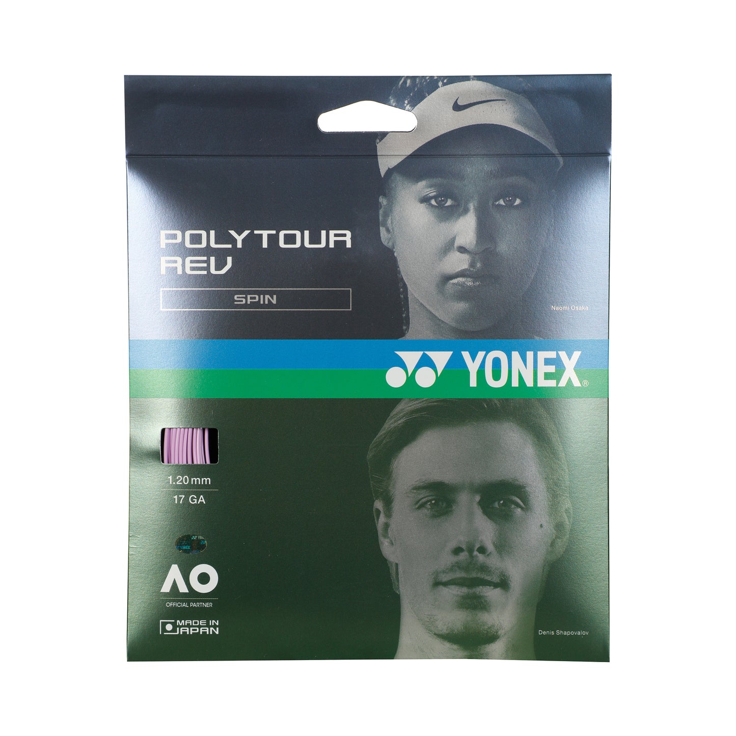 Yonex Poly Tour Rev Strängset 12m-Lila Yonex Poly Tour Rev Strängset 12m-Lila