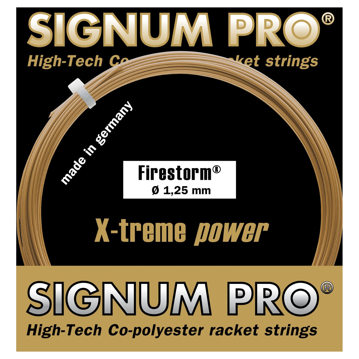 Signum Pro Firestorm Metallic Strängset 12,2m-Guld Signum Pro Firestorm Metallic Strängset 12,2m-Guld