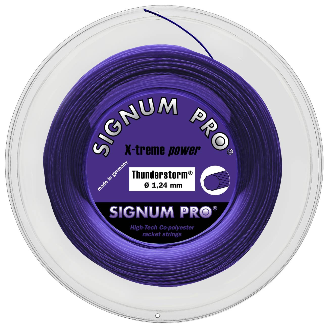 Signum Pro Thunderstorm Violett Strängrulle 120m-Lila Signum Pro Thunderstorm Violett Strängrulle 120m-Lila