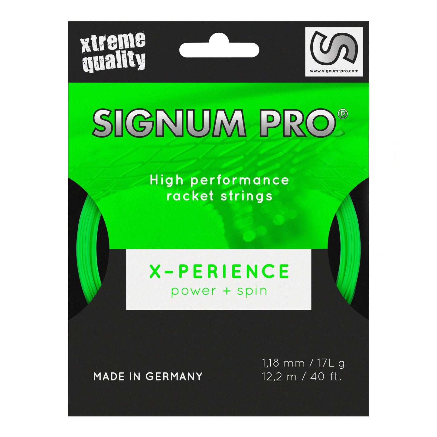 Signum Pro Xperience Strängset 12m-Neongrön Signum Pro Xperience Strängset 12m-Neongrön