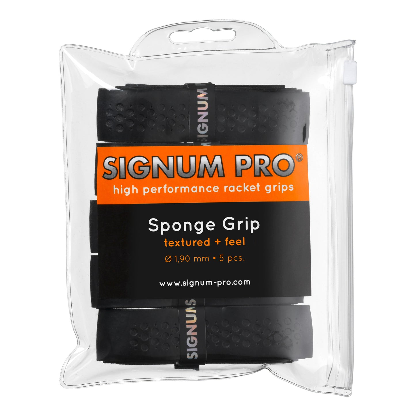 Signum Pro Sponge Grip 5-pack-Svart Signum Pro Sponge Grip 5-pack-Svart