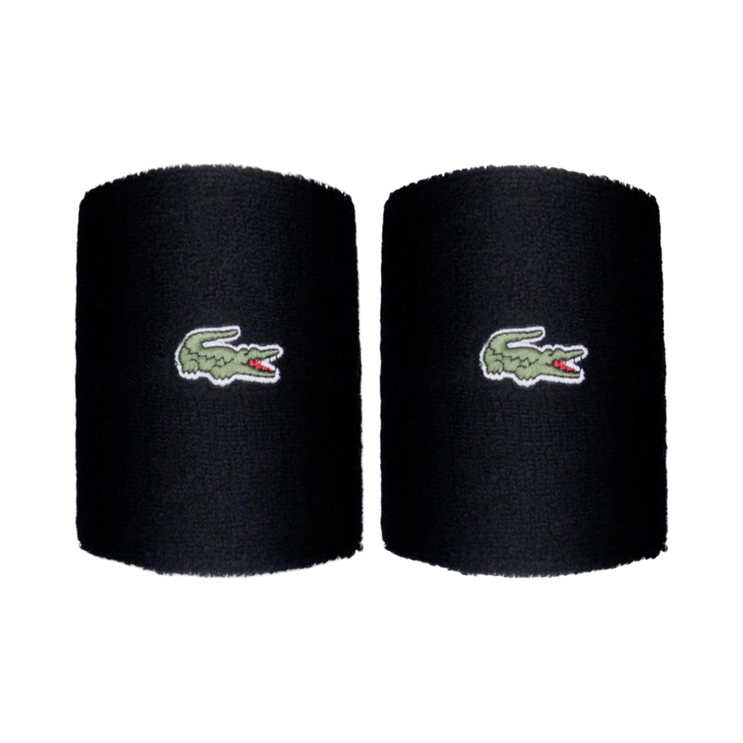 Lacoste Svettband 2-pack Unisex - svart, grön Lacoste Svettband 2-pack Unisex - svart, grön