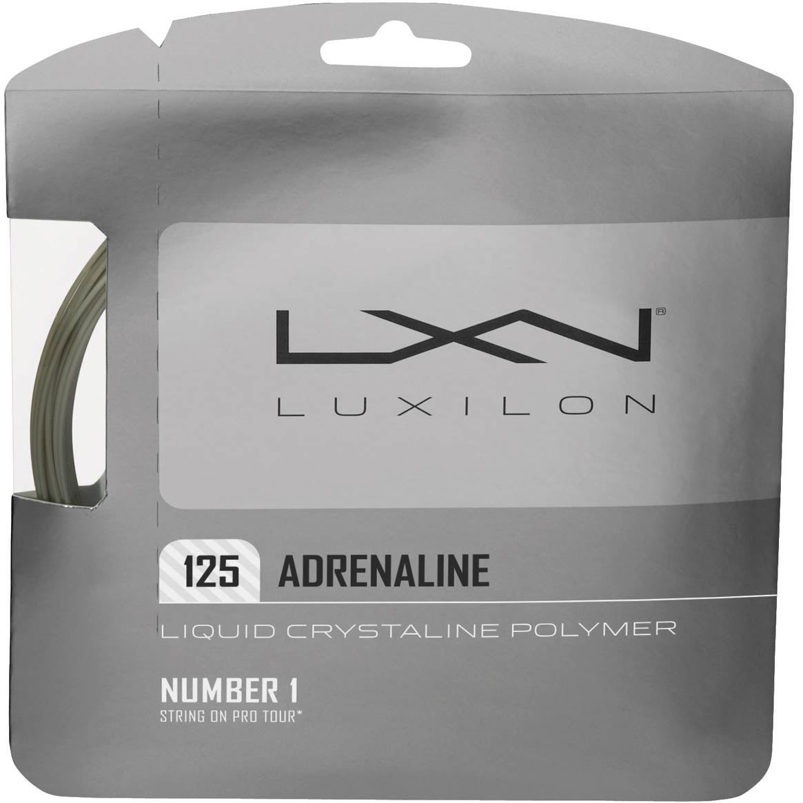 Luxilon Adrenaline Strängset 12,2m - silver Luxilon Adrenaline Strängset 12,2m - silver