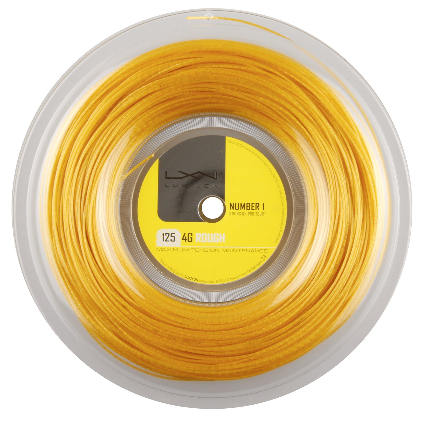Luxilon 4G Rough Strängrulle 200m-Guld Luxilon 4G Rough Strängrulle 200m-Guld