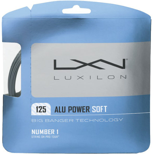 Luxilon Alu Power Soft Strängset 12,2m-Silver Luxilon Alu Power Soft Strängset 12,2m-Silver