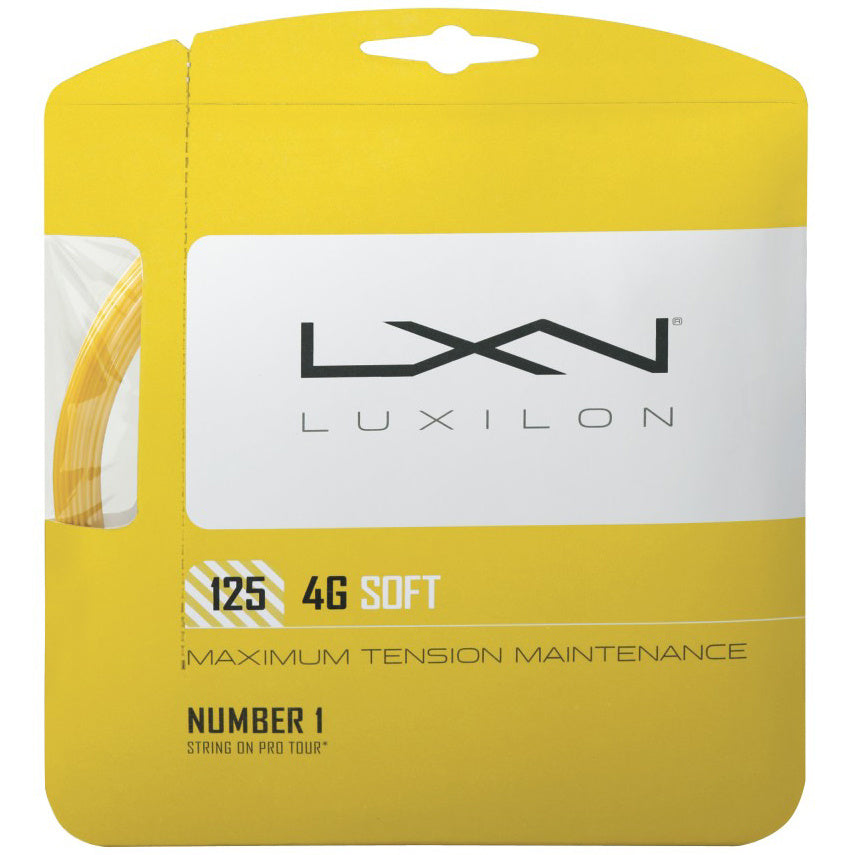 Luxilon 4G Soft Strängset 12,2m - guld Luxilon 4G Soft Strängset 12,2m - guld