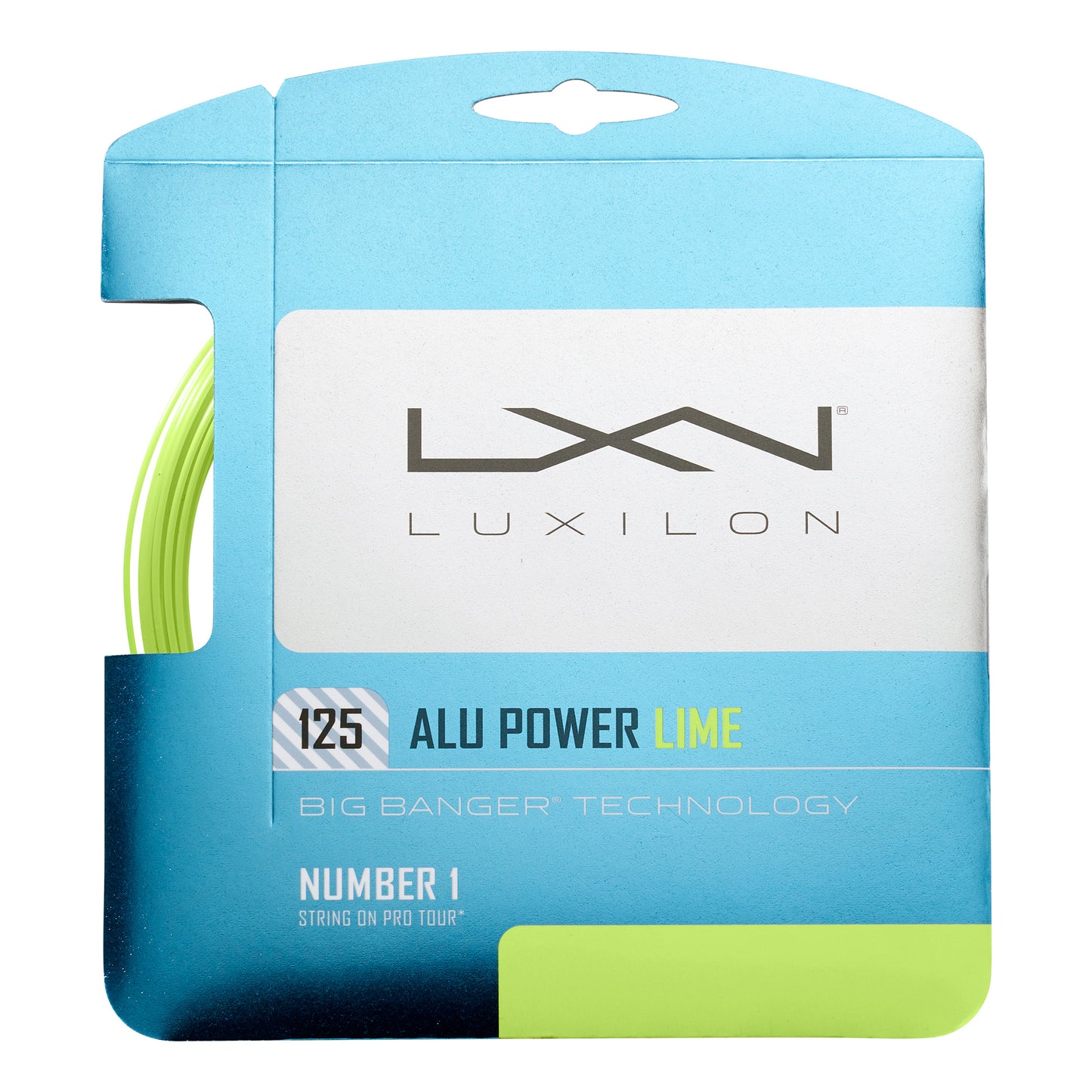 Luxilon Alu Power Strängset 12,2m-Lime Luxilon Alu Power Strängset 12,2m-Lime