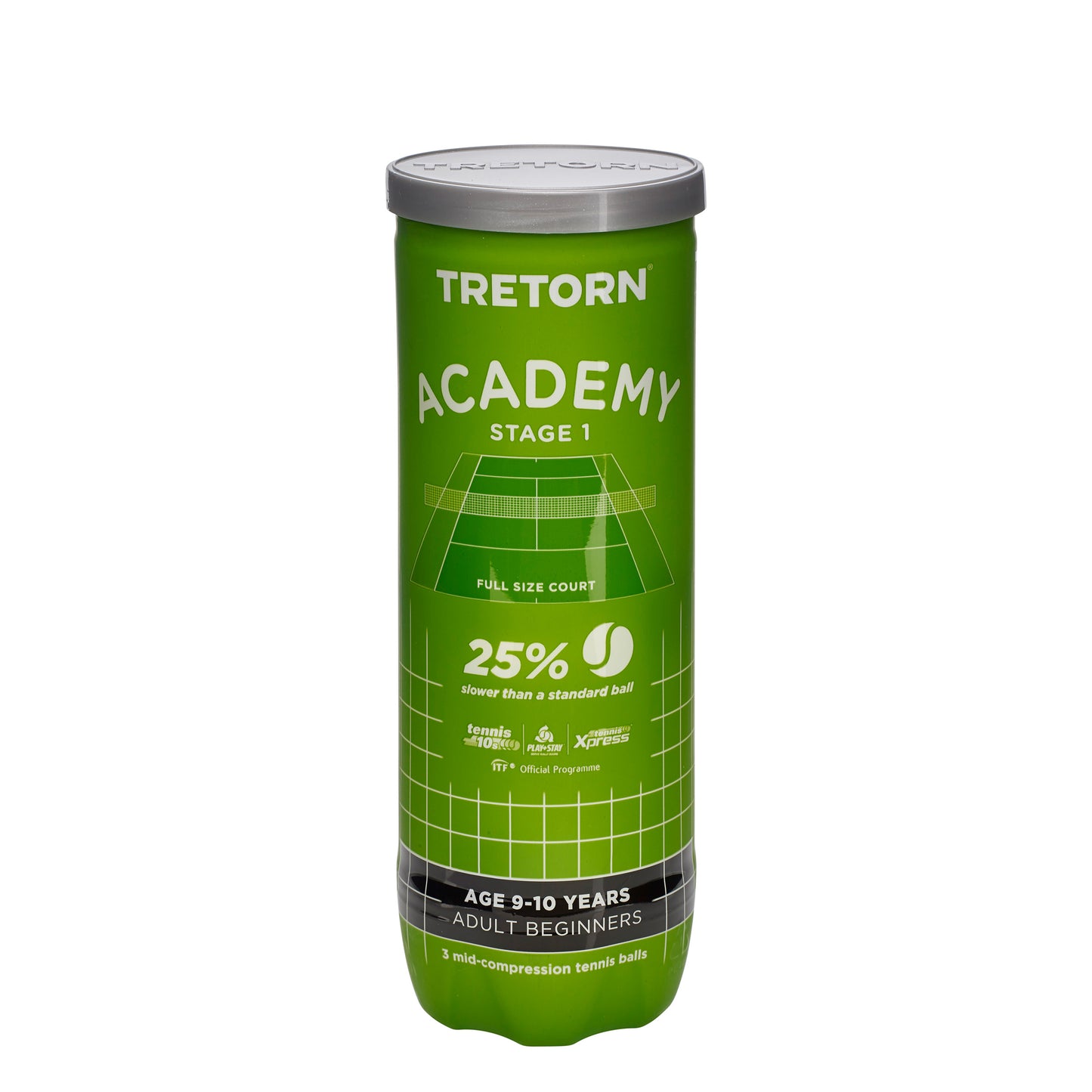 Tretorn Academy Green 3-pack Rör Tretorn Academy Green 3-pack Rör