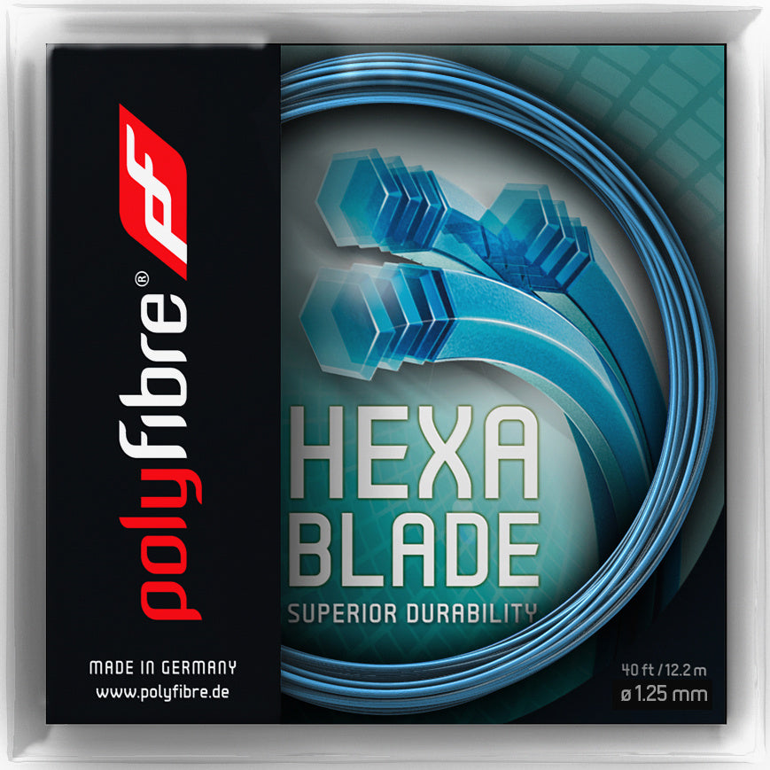 Polyfibre Hexablade Strängset 12,2m-Blå Polyfibre Hexablade Strängset 12,2m-Blå