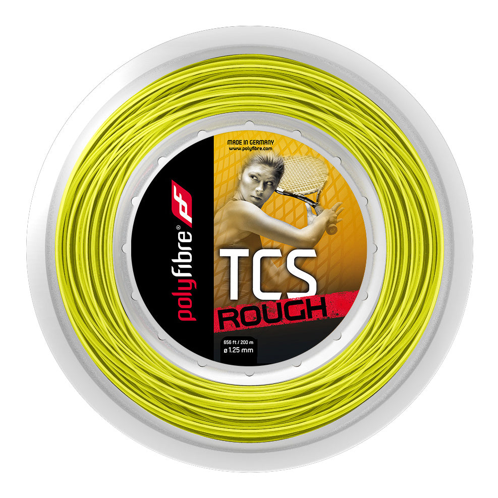 Polyfibre TCS Rough Strängrulle 200m-Gul Polyfibre TCS Rough Strängrulle 200m-Gul