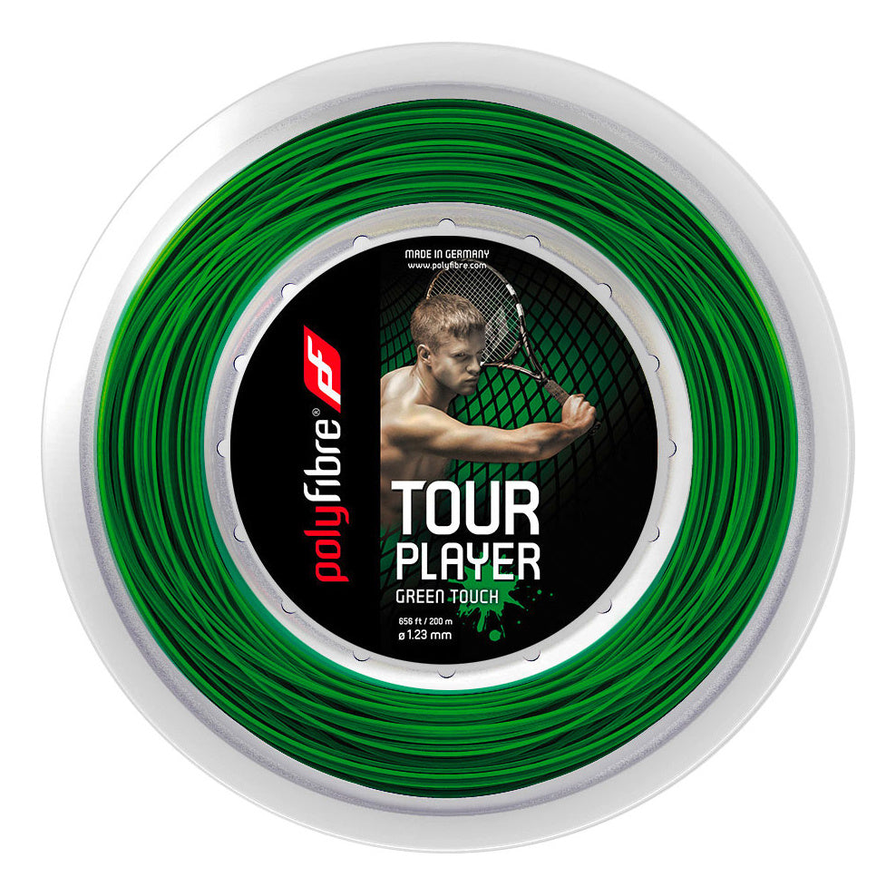 Polyfibre Tour Player Touch Strängrulle 200m-Grön Polyfibre Tour Player Touch Strängrulle 200m-Grön