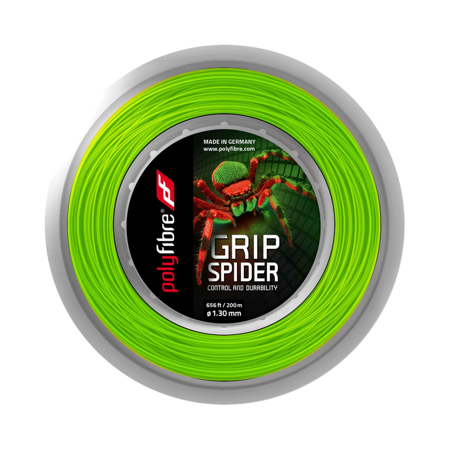 Polyfibre Grip Spider Strängrulle 200m-Grön Polyfibre Grip Spider Strängrulle 200m-Grön