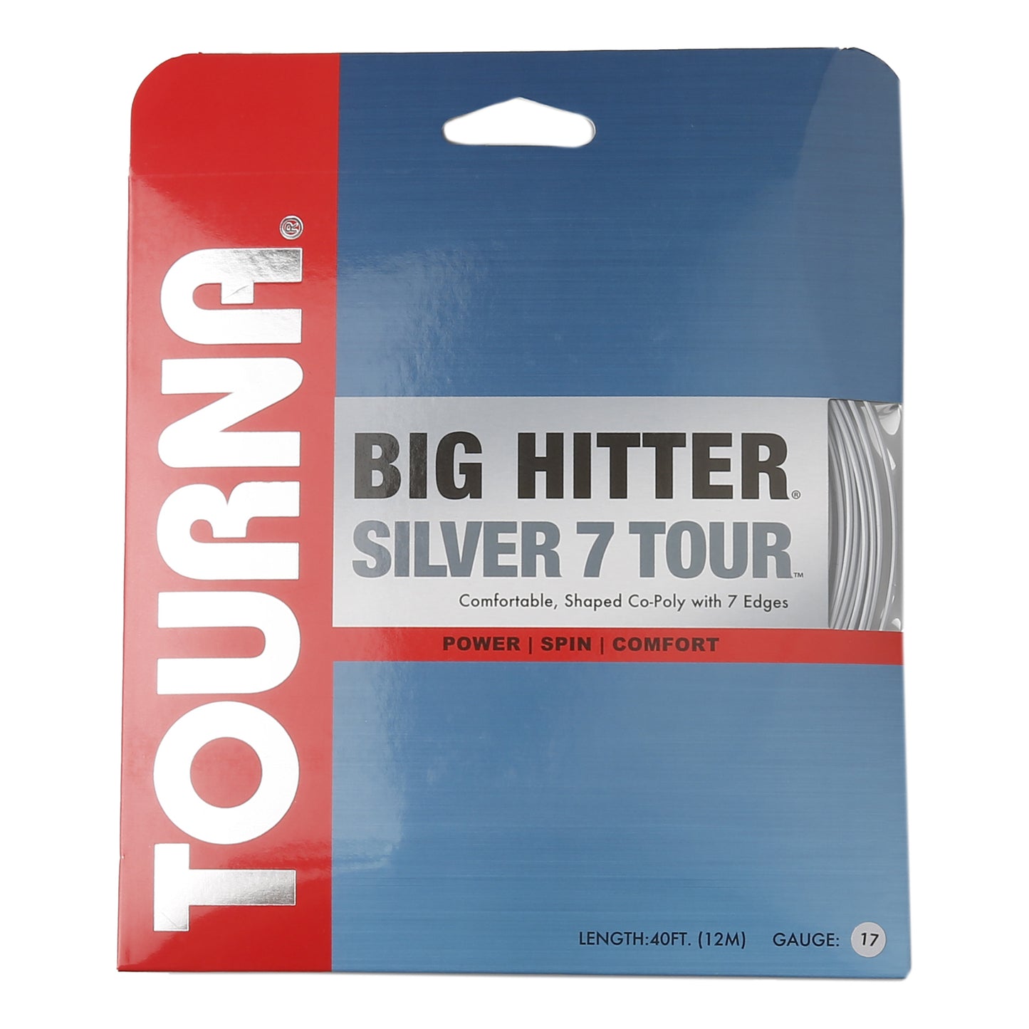 Tourna Silver7 Tour Strängset 12m-Silver Tourna Silver7 Tour Strängset 12m-Silver