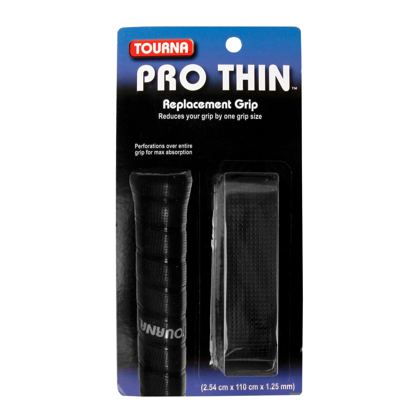 Tourna Pro Thin Grip Enpack-Svart Tourna Pro Thin Grip Enpack-Svart
