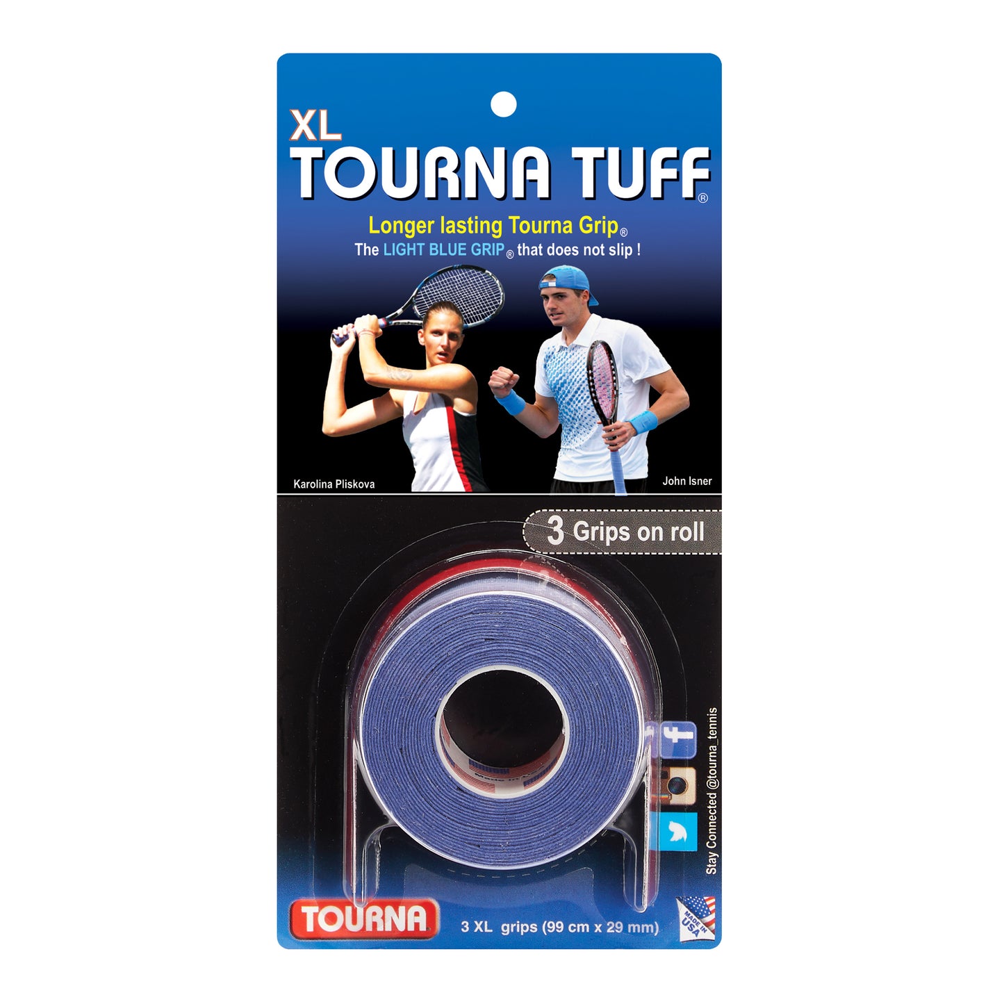 Tourna Tuff 3-pack-Blå Tourna Tuff 3-pack-Blå