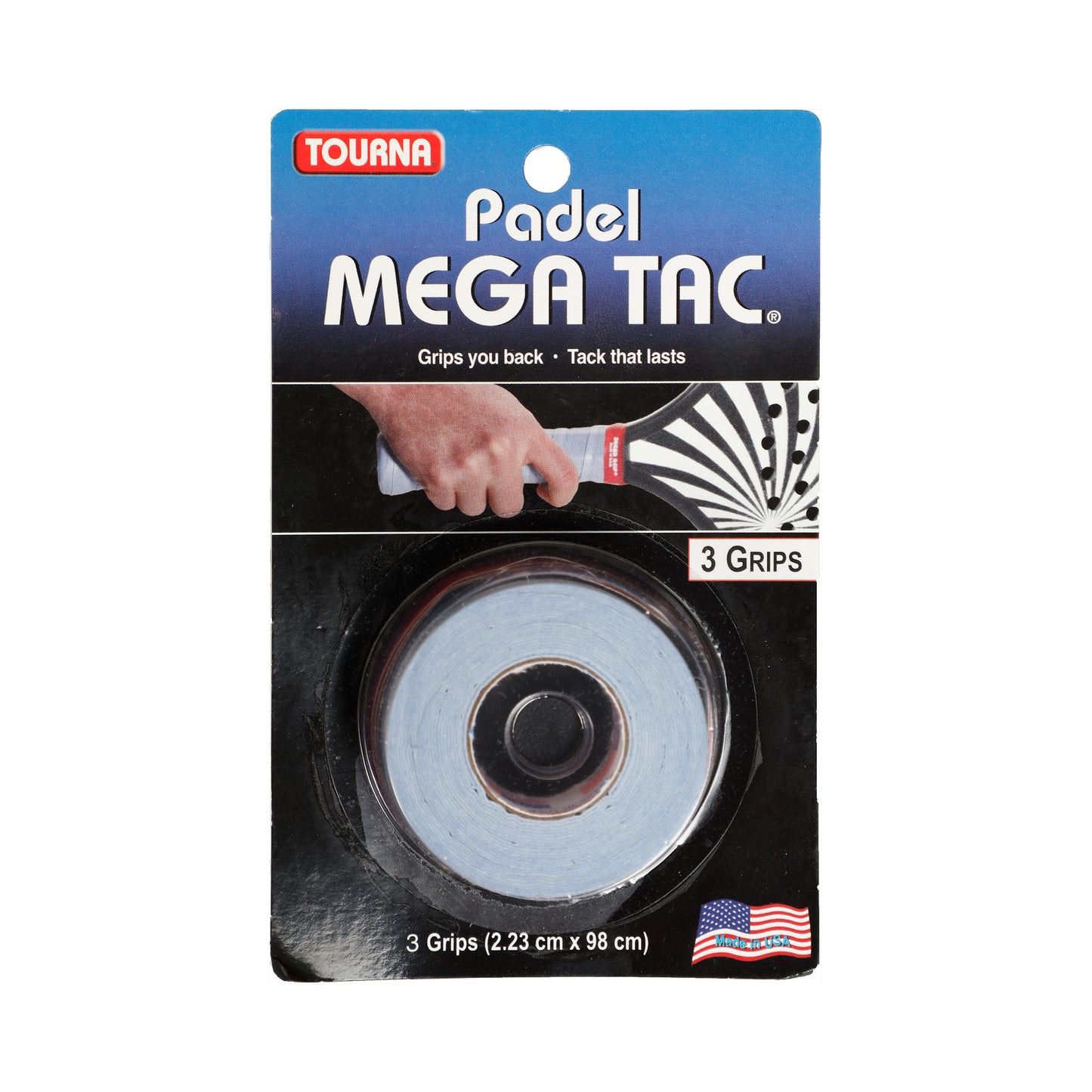 Tourna Padel Mega Tac 3-pack-Blå Tourna Padel Mega Tac 3-pack-Blå