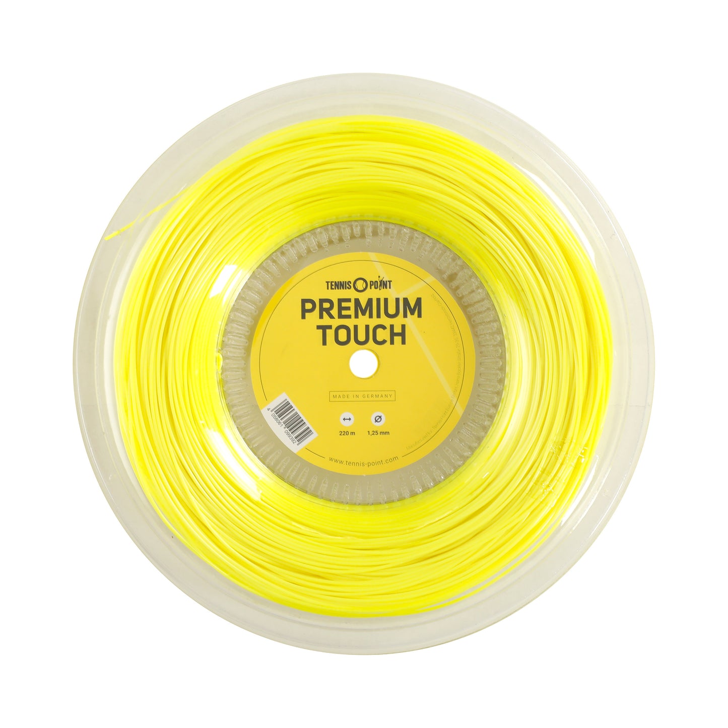 Tennis-Point Premium Touch Strängrulle 220m-Neongul Tennis-Point Premium Touch Strängrulle 220m-Neongul