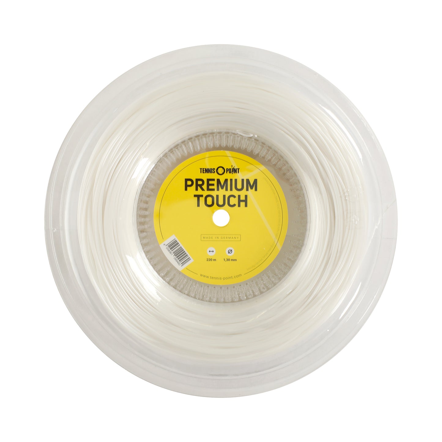 Tennis-Point Premium Touch Strängrulle 220m-Vit Tennis-Point Premium Touch Strängrulle 220m-Vit