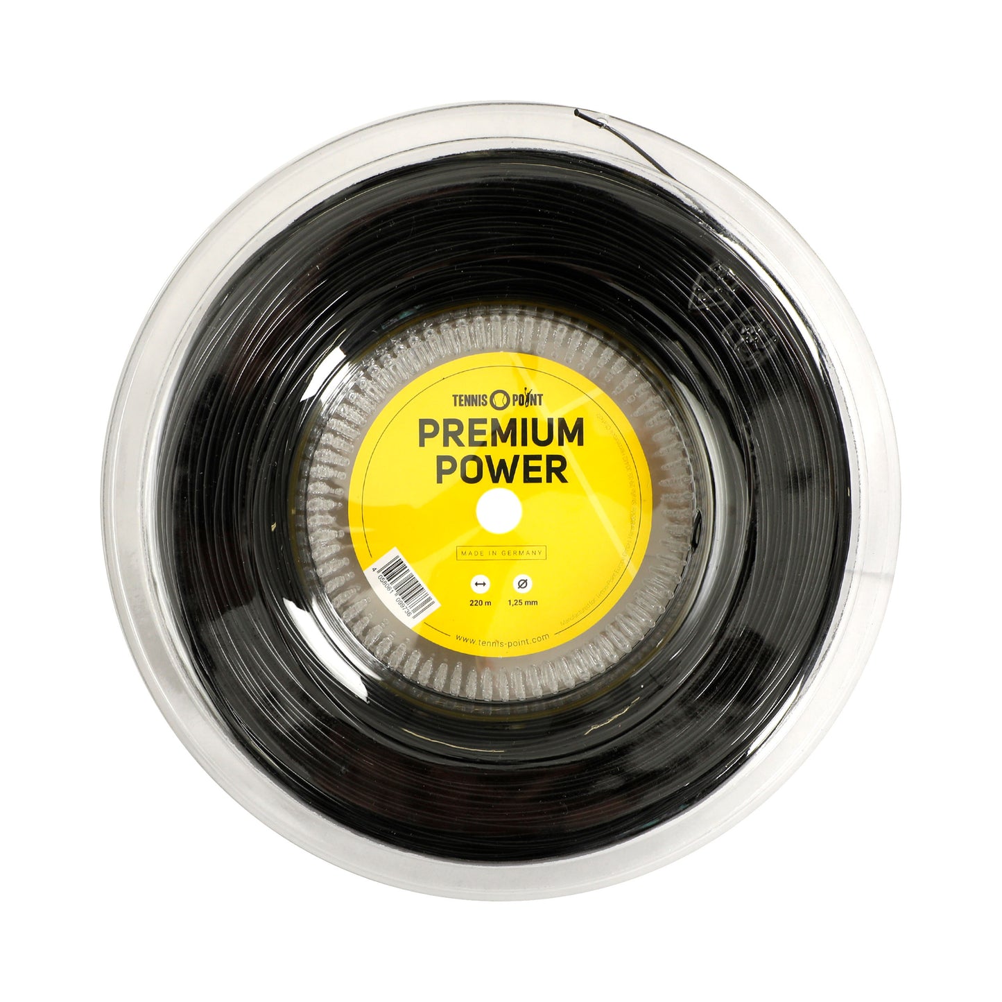 Tennis-Point Premium Power Strängrulle 220m-Svart Tennis-Point Premium Power Strängrulle 220m-Svart