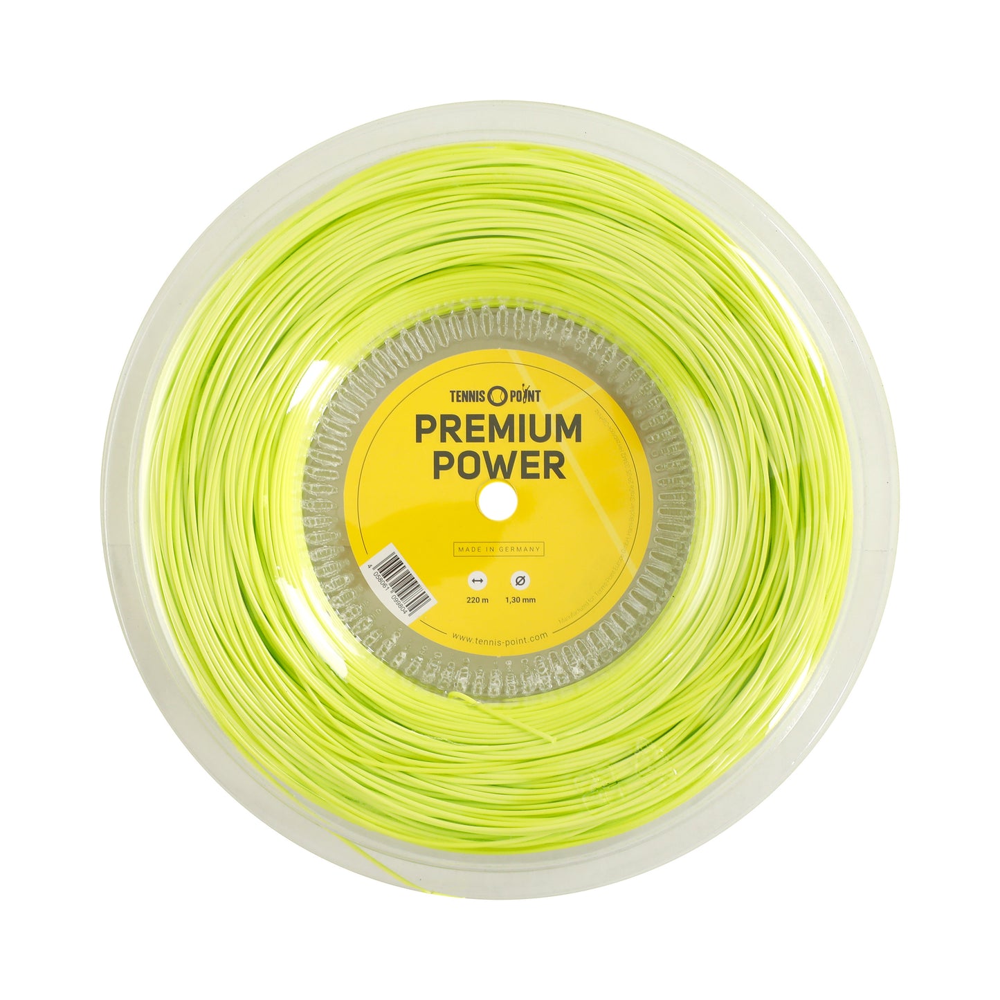 Tennis-Point Premium Power Strängrulle 220m-Lime Tennis-Point Premium Power Strängrulle 220m-Lime